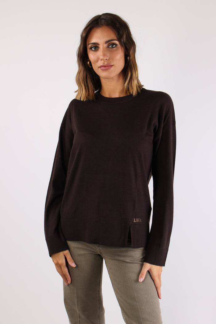Maglia M/l Spacchetti Misto Lana Mole