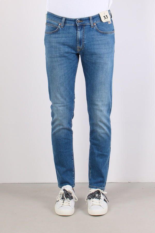 Denim Slim Fit Denim Chiaro-2