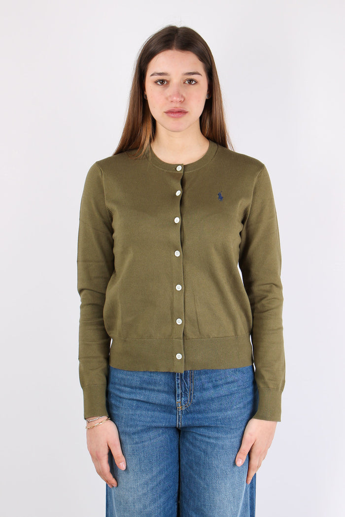 Cardigan Cotone Willow Green-6