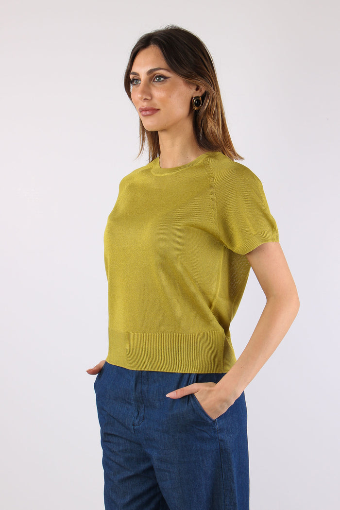 Maglia M/m Filo Cotone Oliva-7