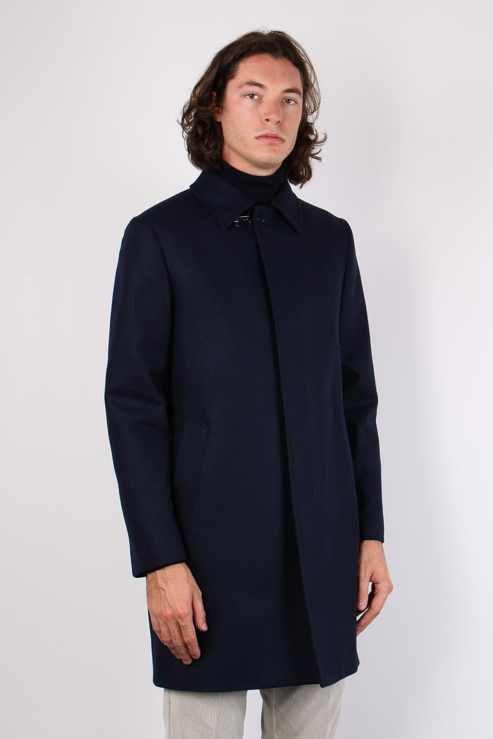 Cappotto Panno Blu-4