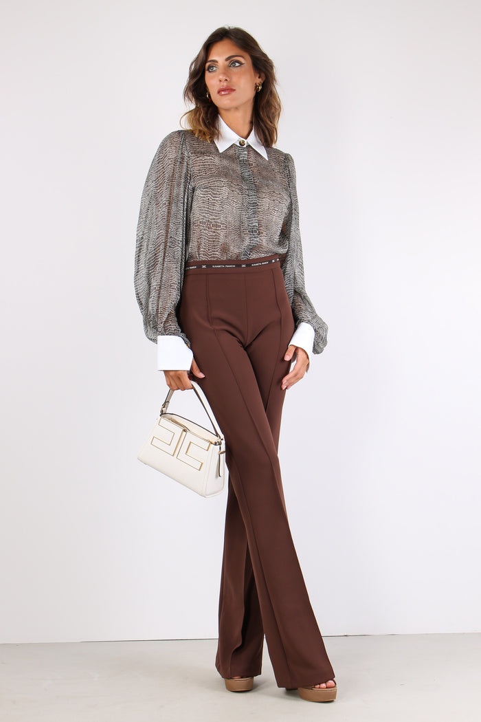 Camicia Body Colletto Contrast Nero-8