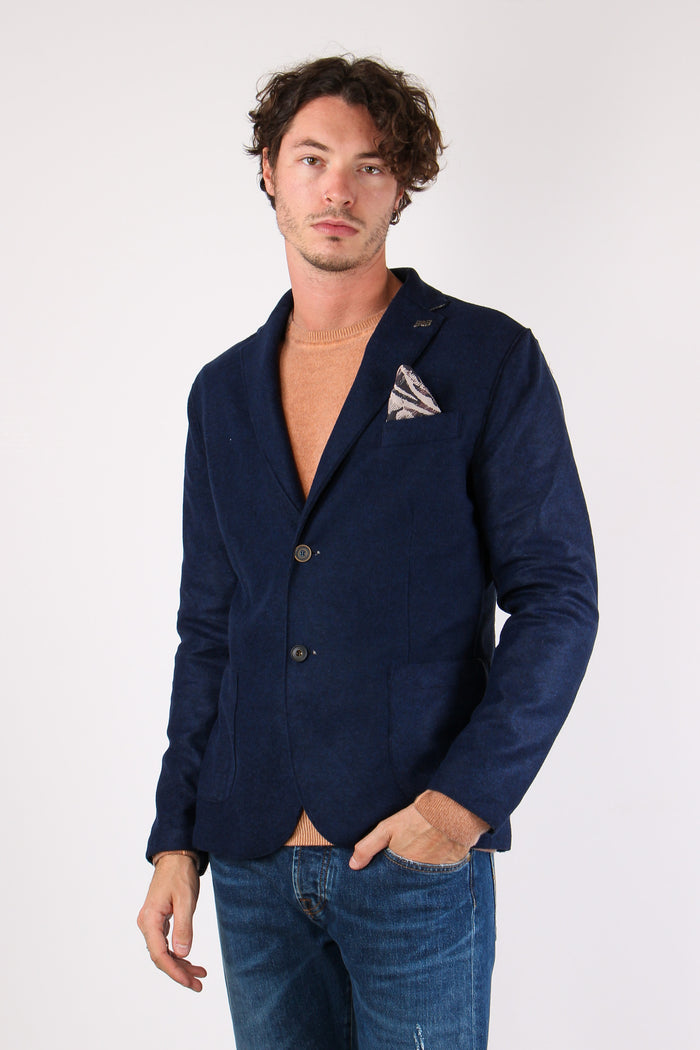 Giacca Taglio Vivo Navy
