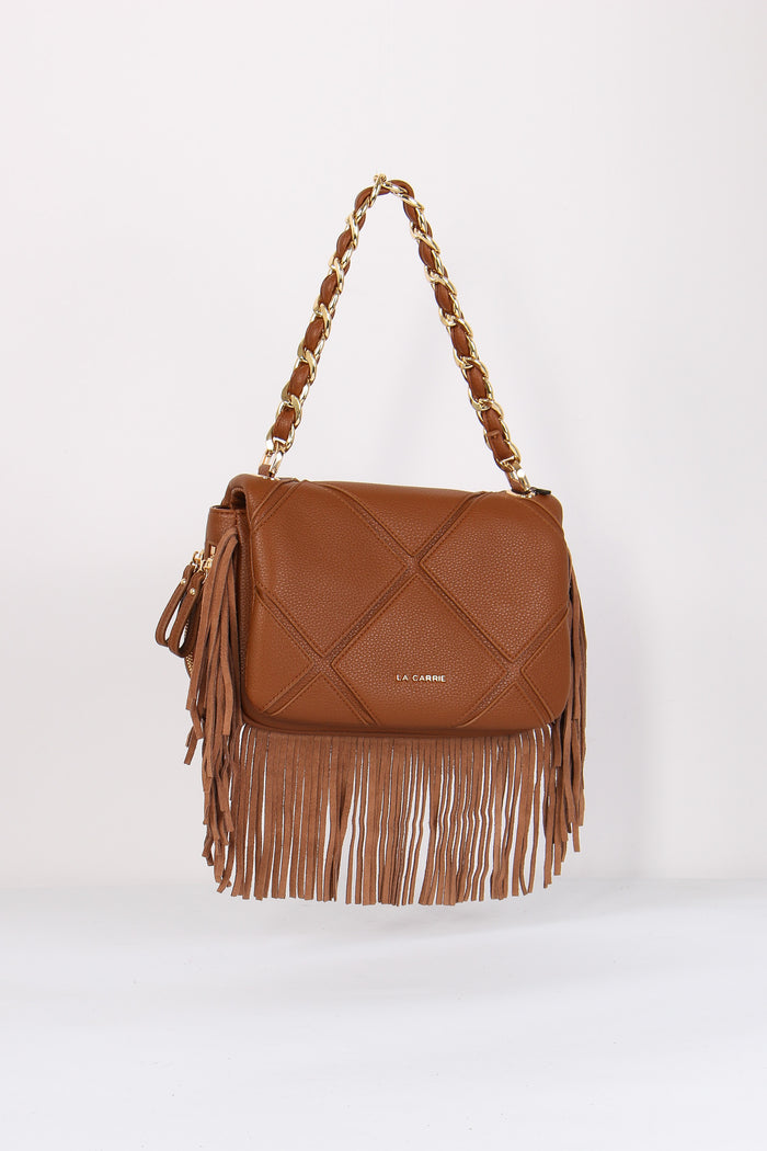 Tracolla  Frange Cuoio-2