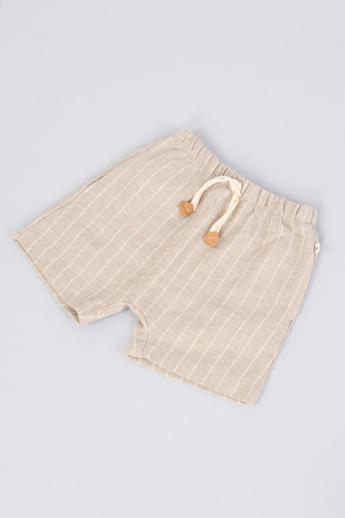 Short Gessato Beige-3