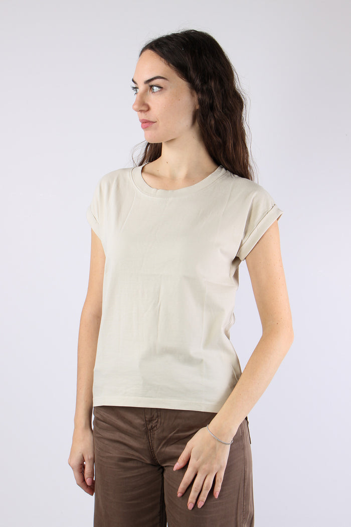 T-shirt Basica Cotone Crystal Grey-7