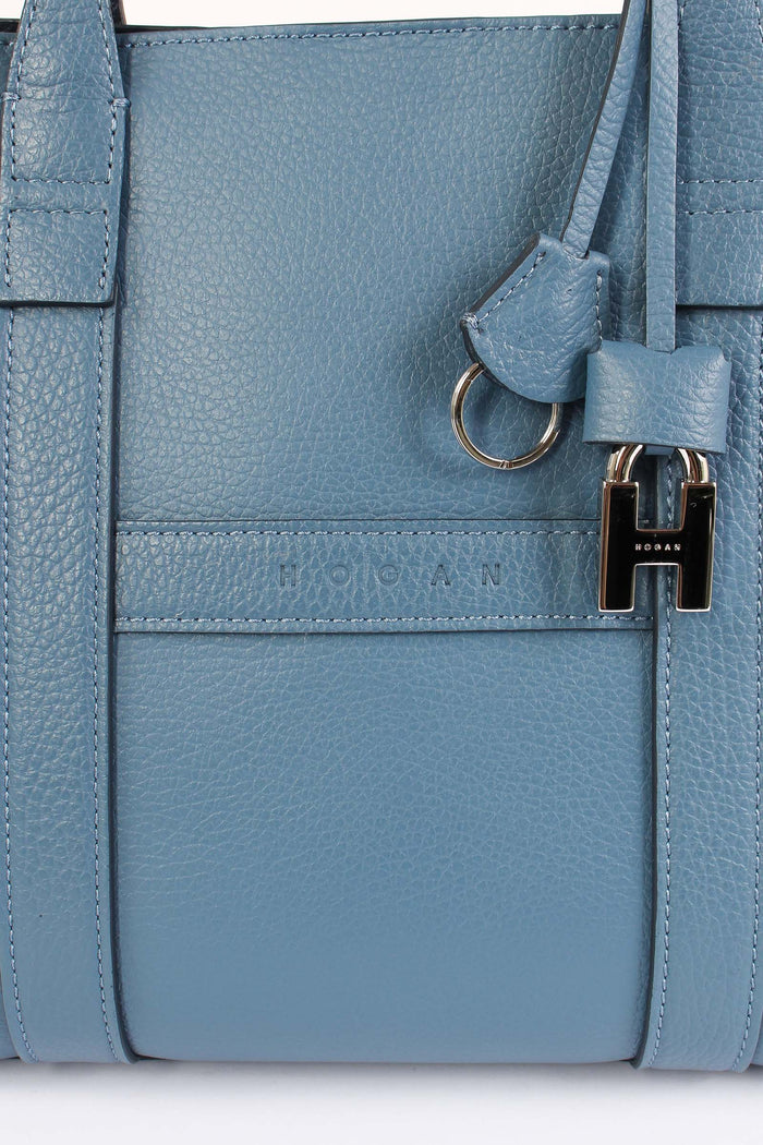 Shopping Script Piccola Pelle Azzurro-7