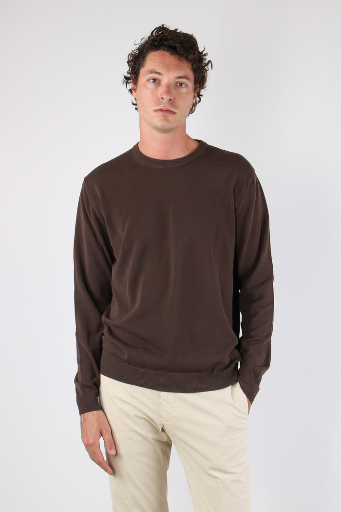 Maglia Girocollo Crepe Moro