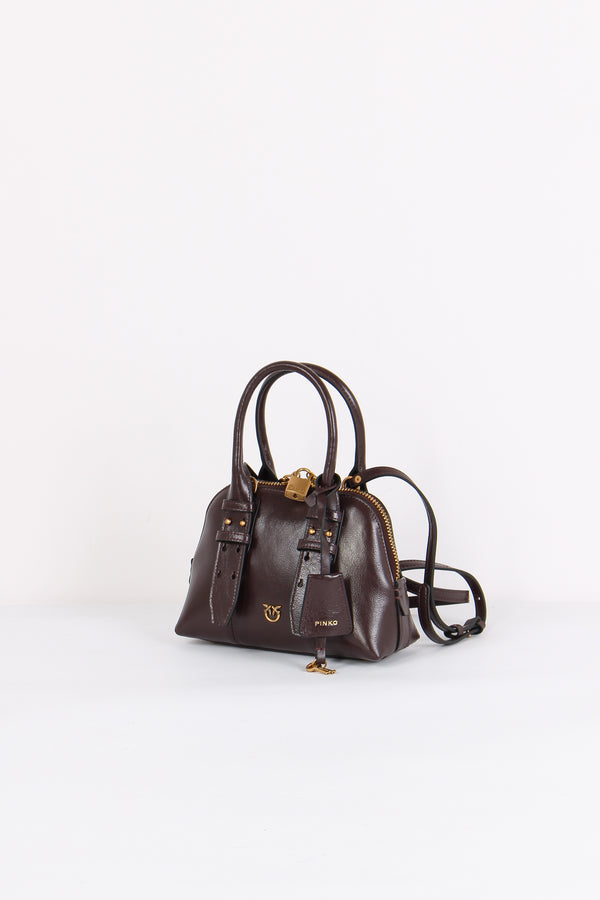 Bowling Bag Zip Mini Rosso Mogano-2