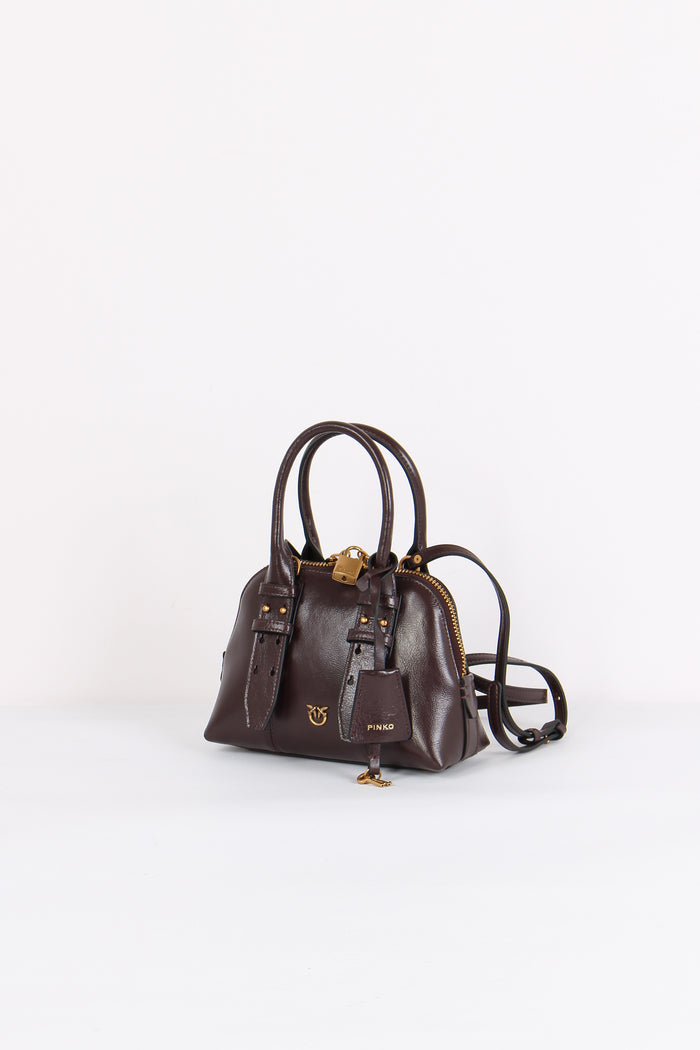 Bowling Bag Zip Mini Rosso Mogano-2