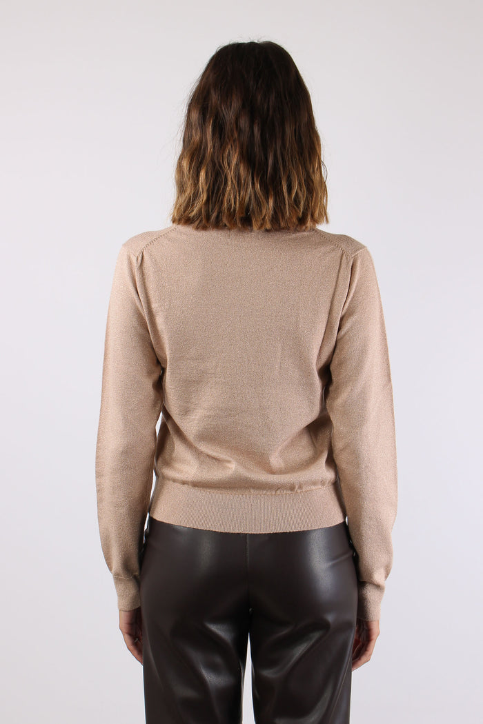 Maglia Viscosa Lurex Cammello-6