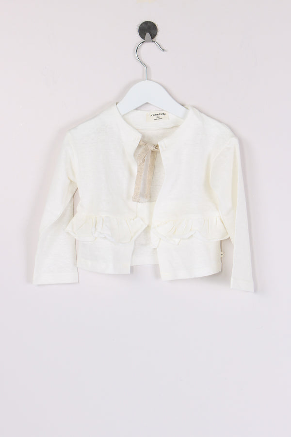 Coprispalle Lino Fiocco Off White