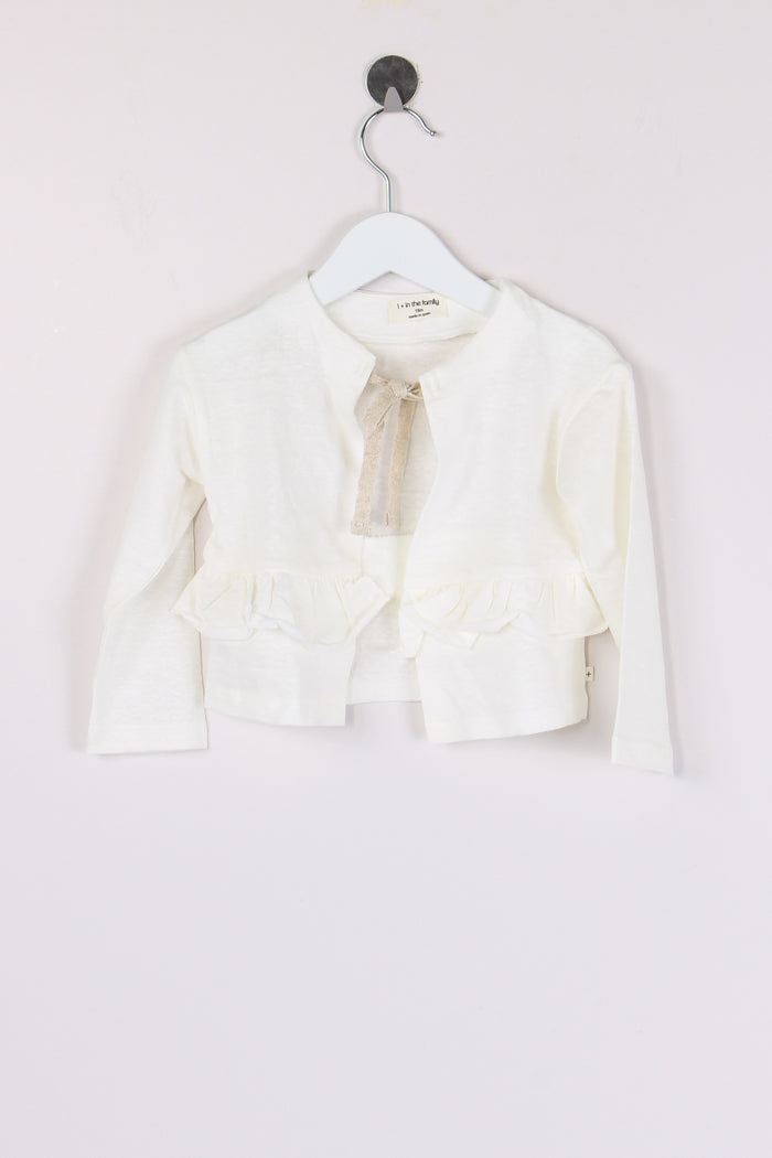 Coprispalle Lino Fiocco Off White