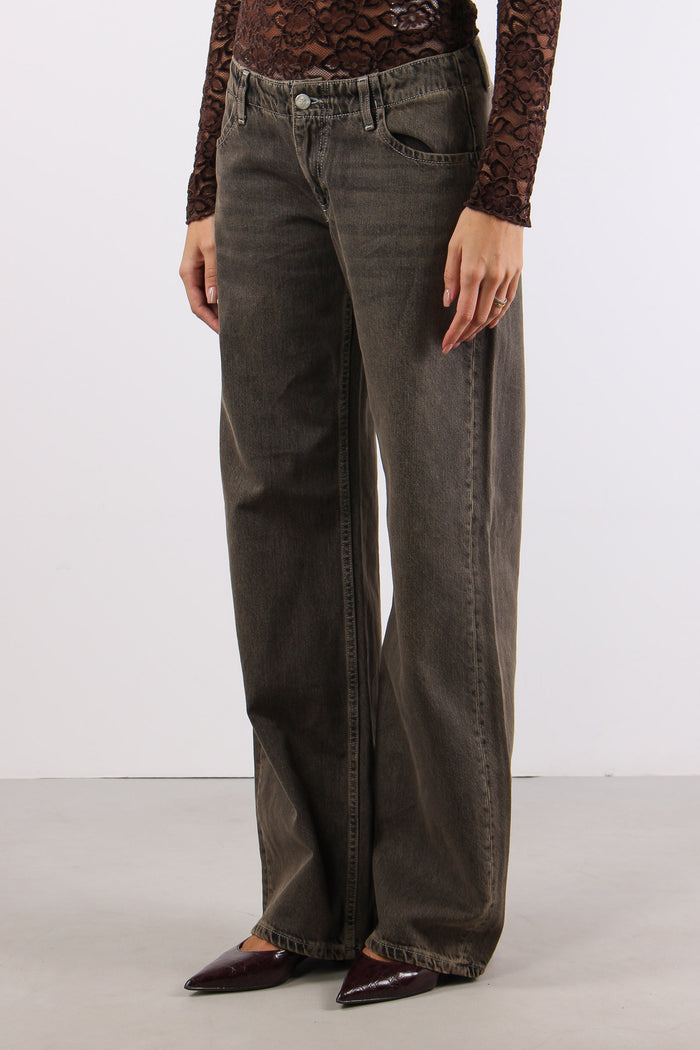 Denim Vita Bassa Gamba Regular Moro-3