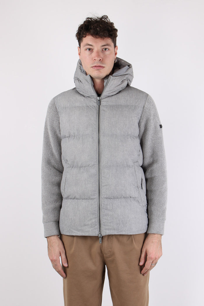 Jacket Bimateriale Silver