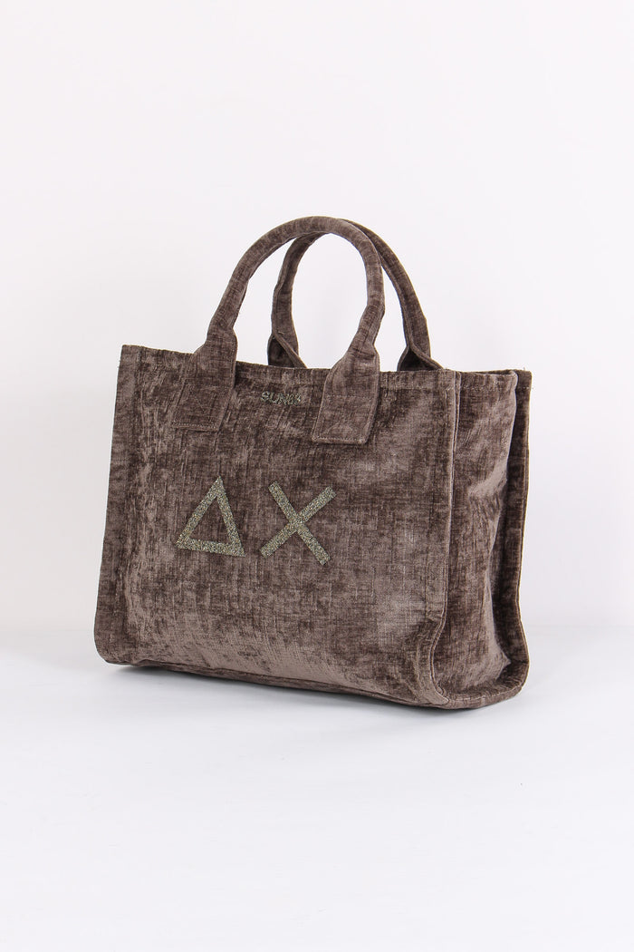 Shopping Media Velluto Fango-2