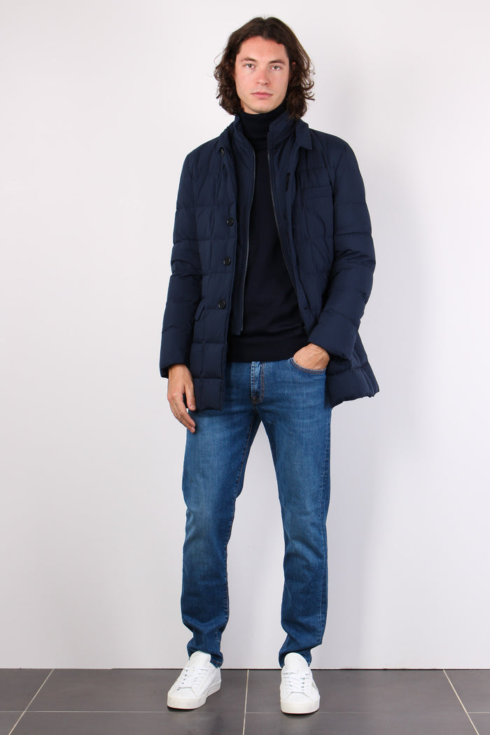 Cappotto Imbottito Blu-4