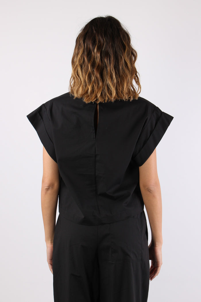 Casacca Manica Aletta Nero-4