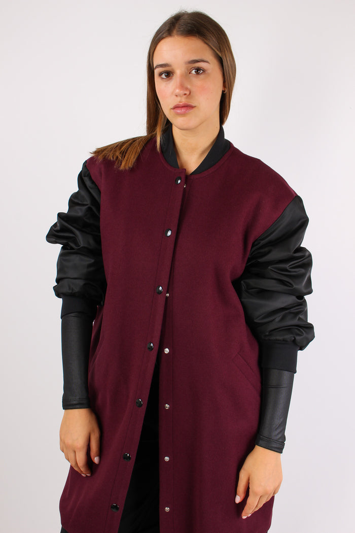 Bomber Panno Manica Nylon Mosto-5