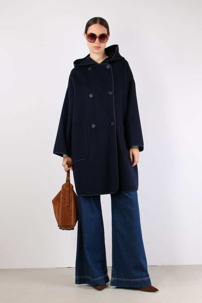 Bergen Cappotto Montgomery Blu