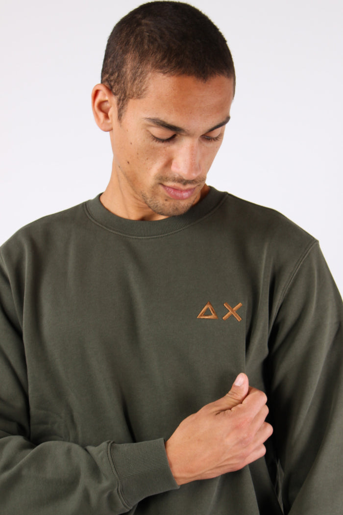 Felpa Girocollo Militare-6