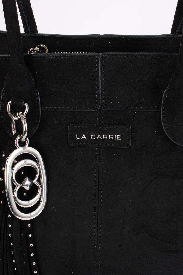 Shopping Camoscio Maxi Borchie Black-7