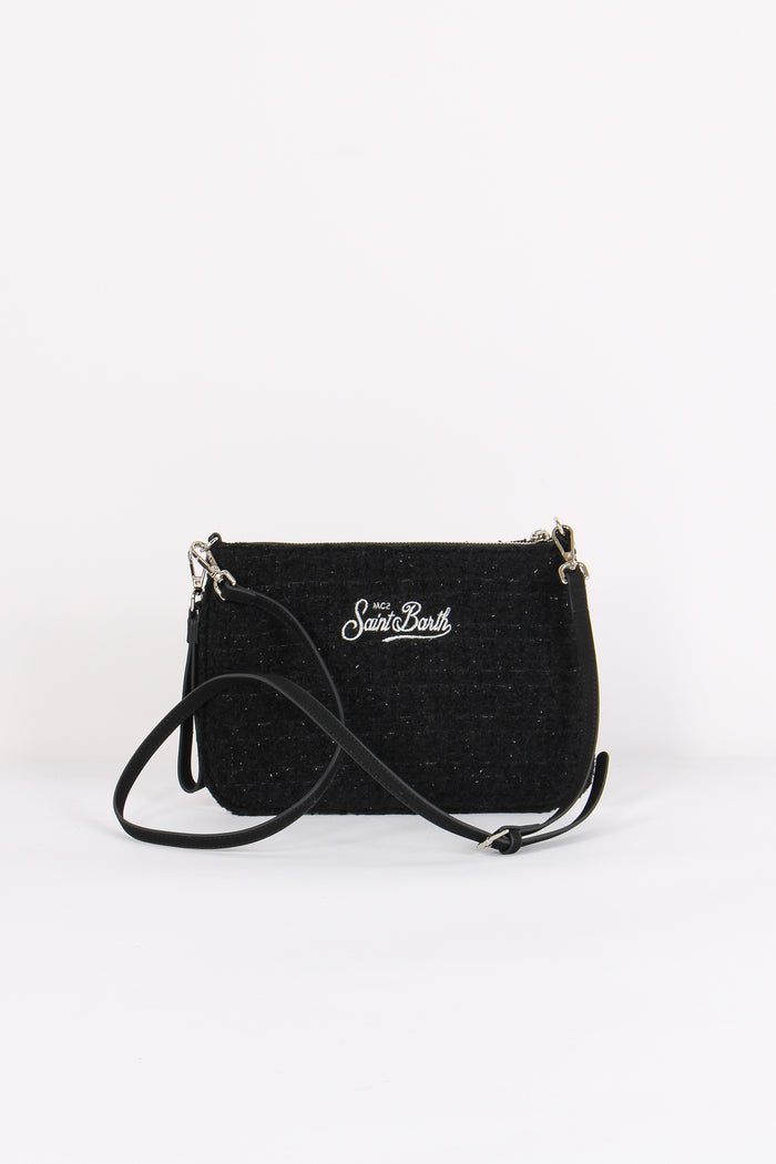 Pochette Tweed Nero-3