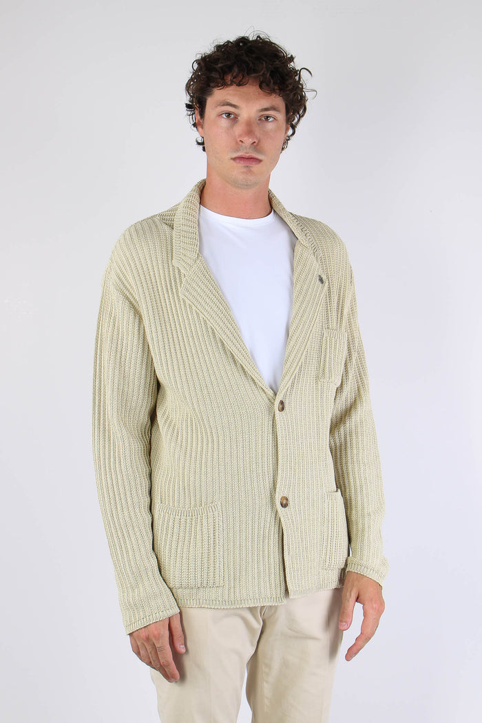 Cardigan Maglia Beige-6