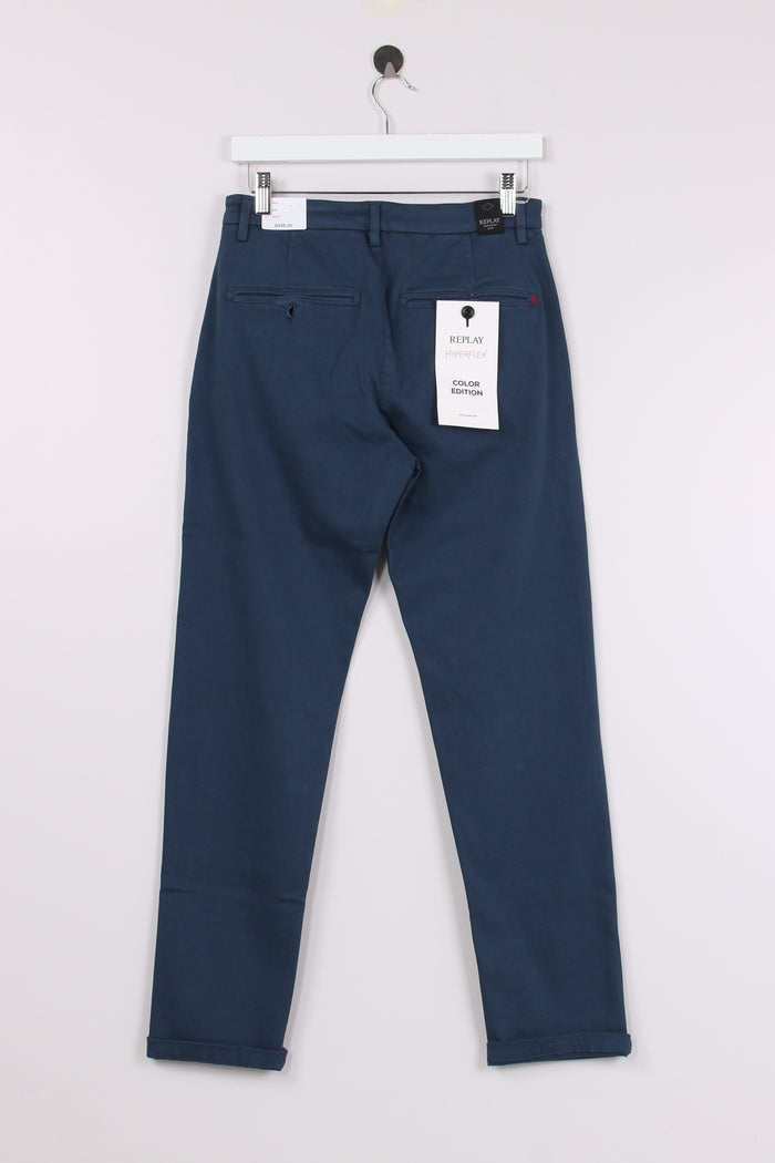 Pantalone Chino Hyperflex Blu-2