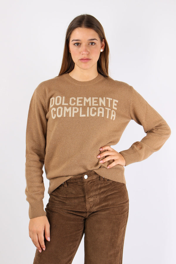 Girocollo Dolcemente Complicat Beige-2
