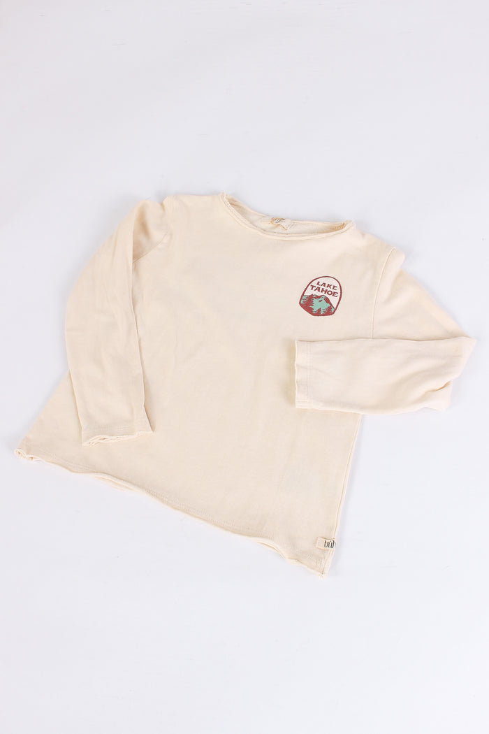 T-shirt Manica Lunga Ivory-4