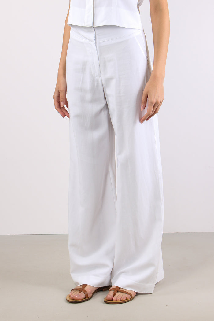 Pantalone Vita Alta Palazzo Bianco-3