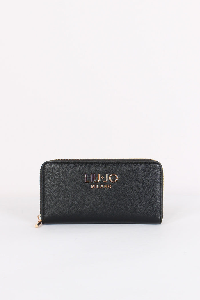 Portafoglio Zip Around Nero