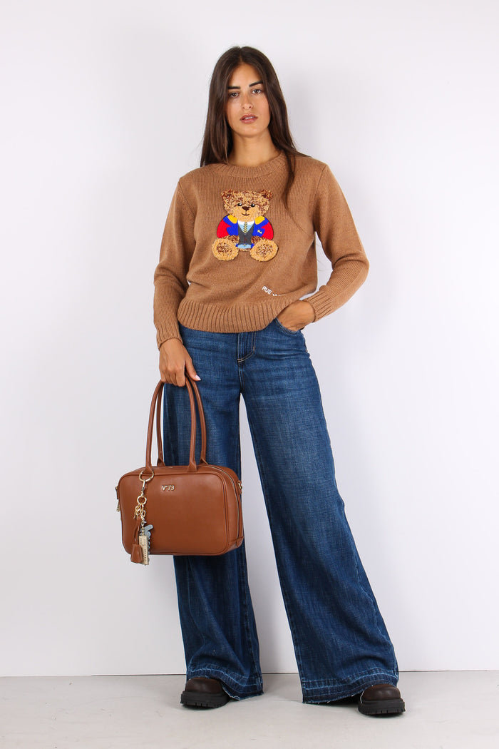 Pullover Orsetto Camel-7