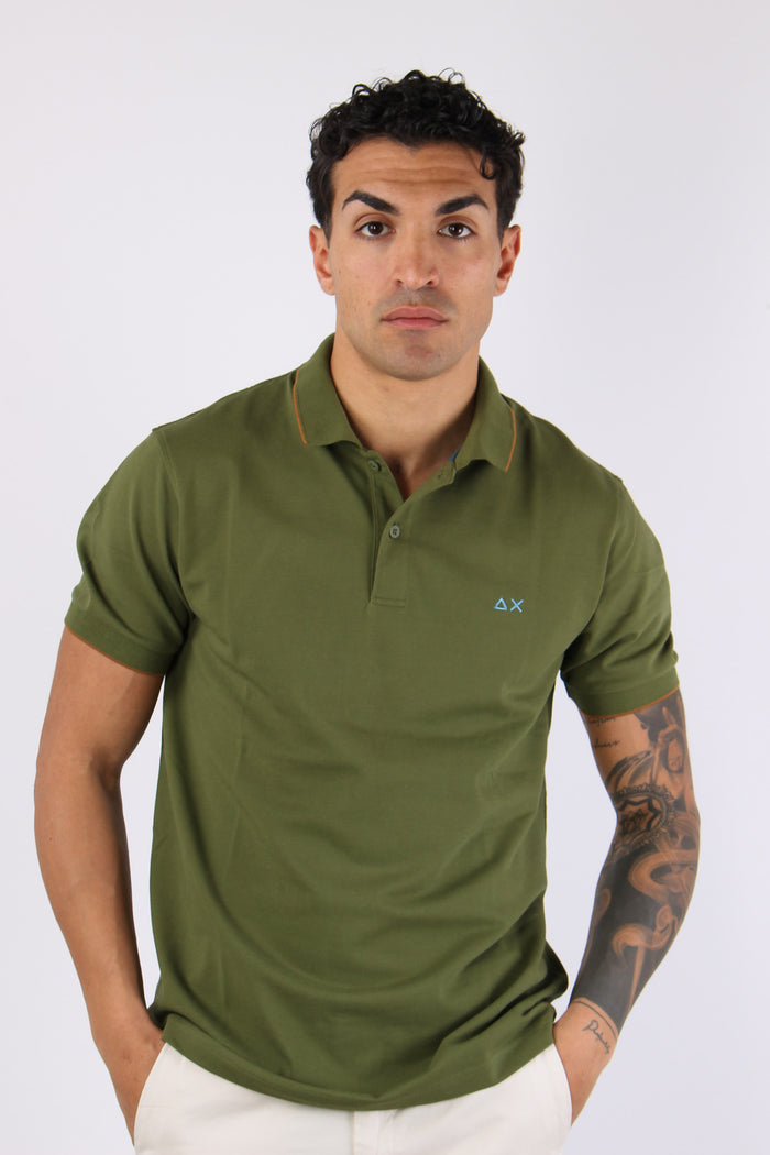 Polo Profilo Sottile Verde-3