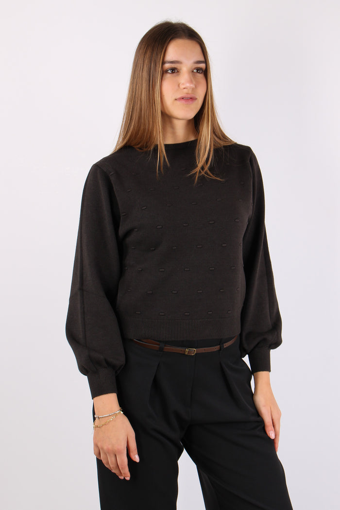 Maglia Scatoletta Punto Noccio Moro-6