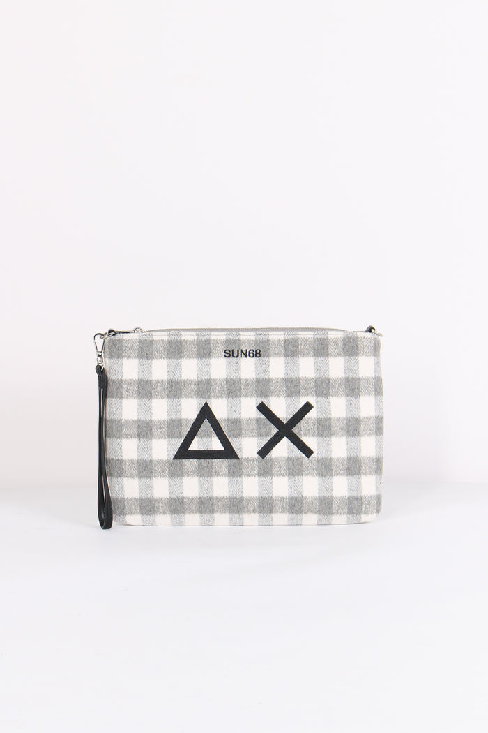 Pochette Check Grigio