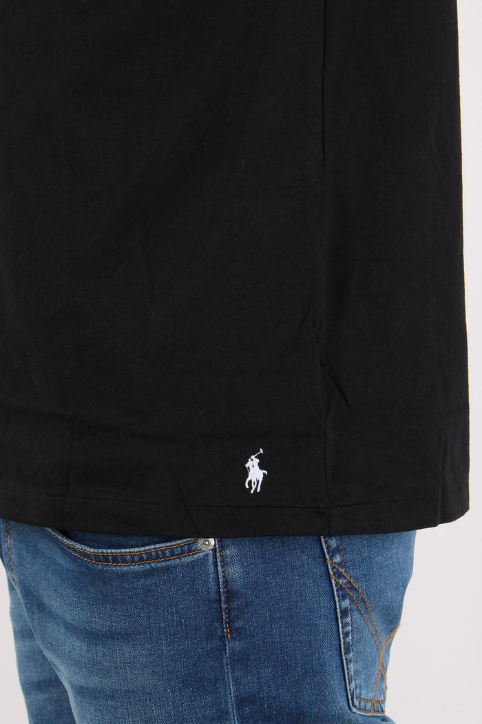 T-shirt Underwear Maxi Scritta Polo Black-7
