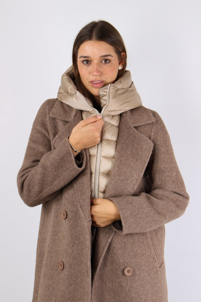 Cappotto Lana Doppiopetto Taupe-4