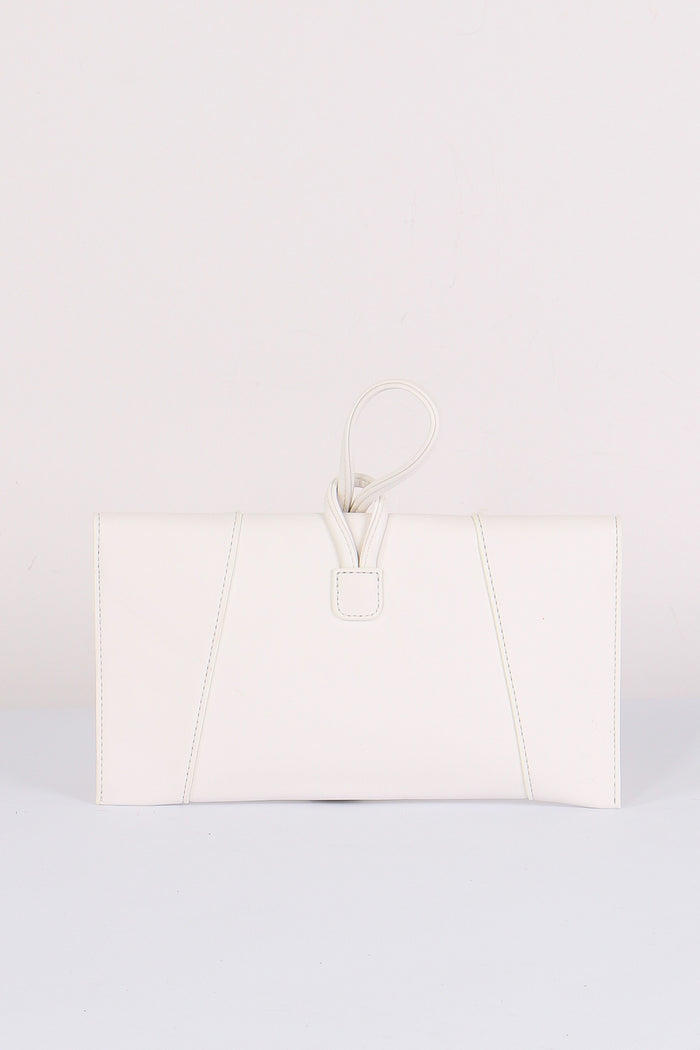 Pochette Logo Nodo Bianco Ottico-3