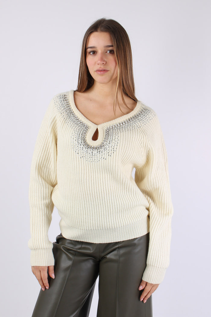 Maglia Costa Collana Strass Vanilla-10