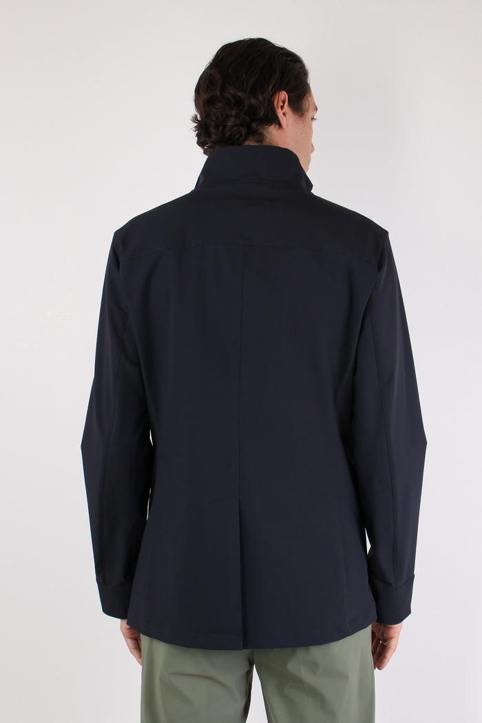 Peacot Tessuto Tecnico Navy-4