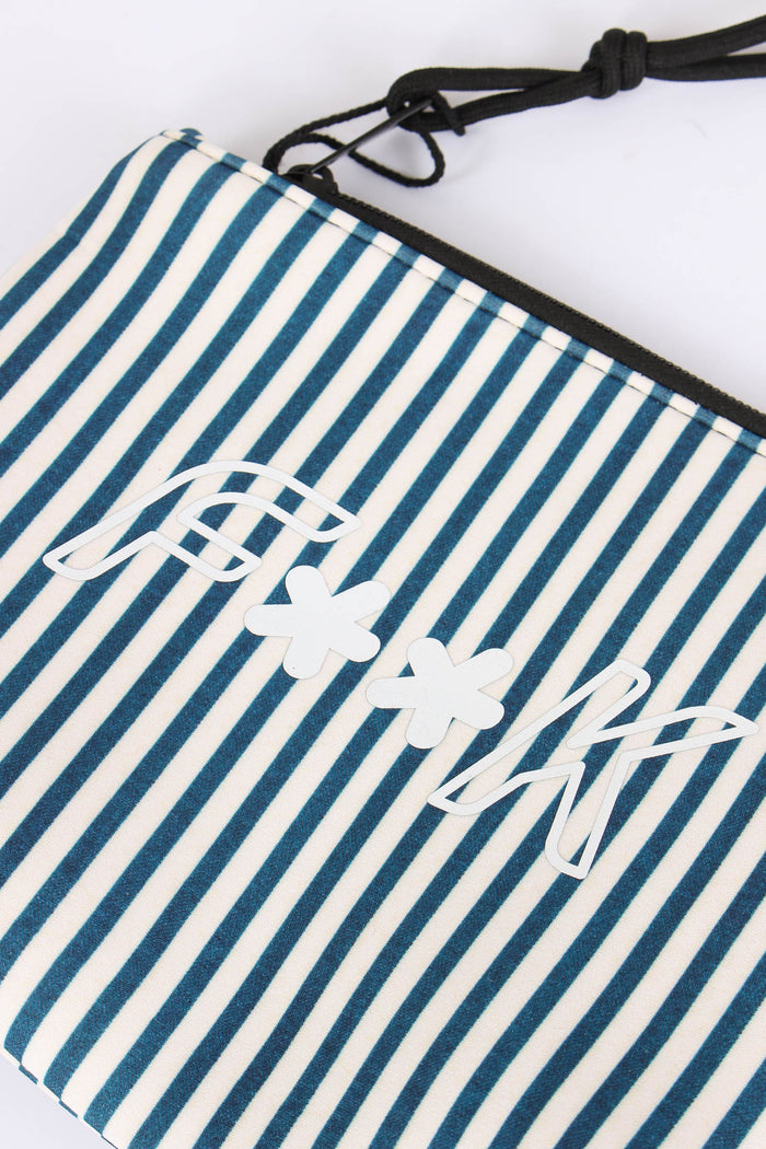 Pochette Neoprene Riga Bianco/azzurro-6