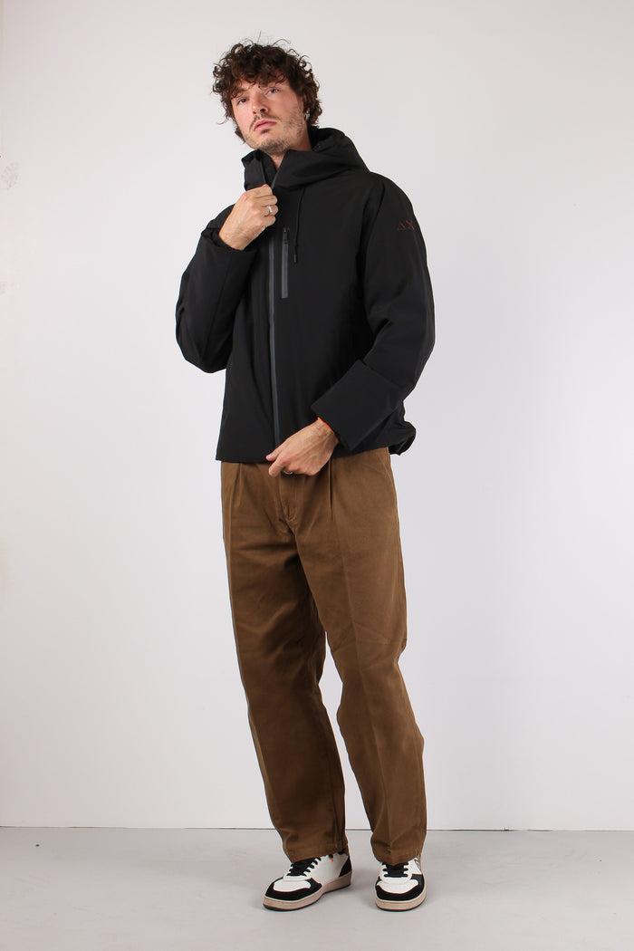 Giubbotto Tecnico Nylon Nero-3