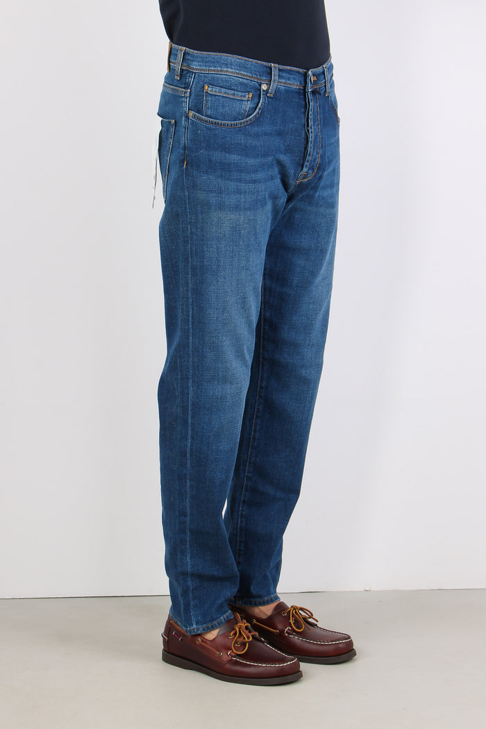 Denim Tapered Denim Medio-5