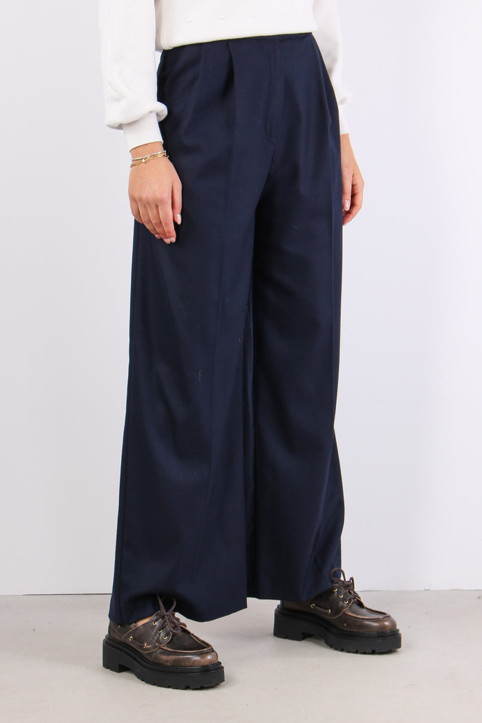 Pantalone Palazzo Pences Cintu Blu-5