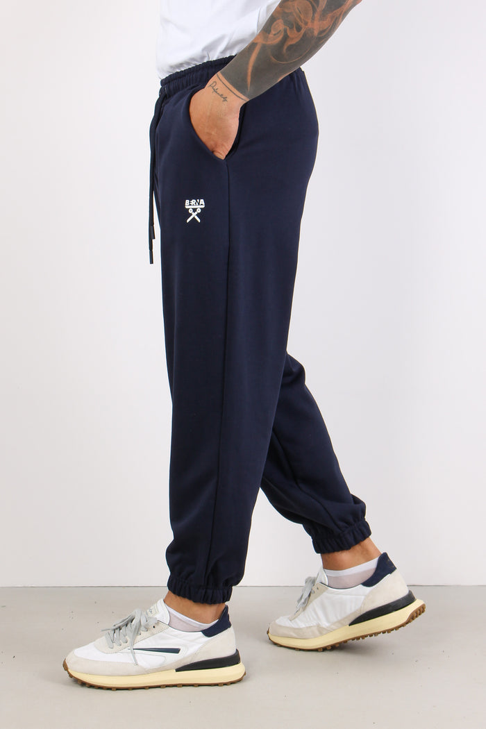 Pantalone Tuta Blu-3
