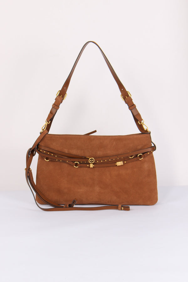 Belt Bag Suede Marrone