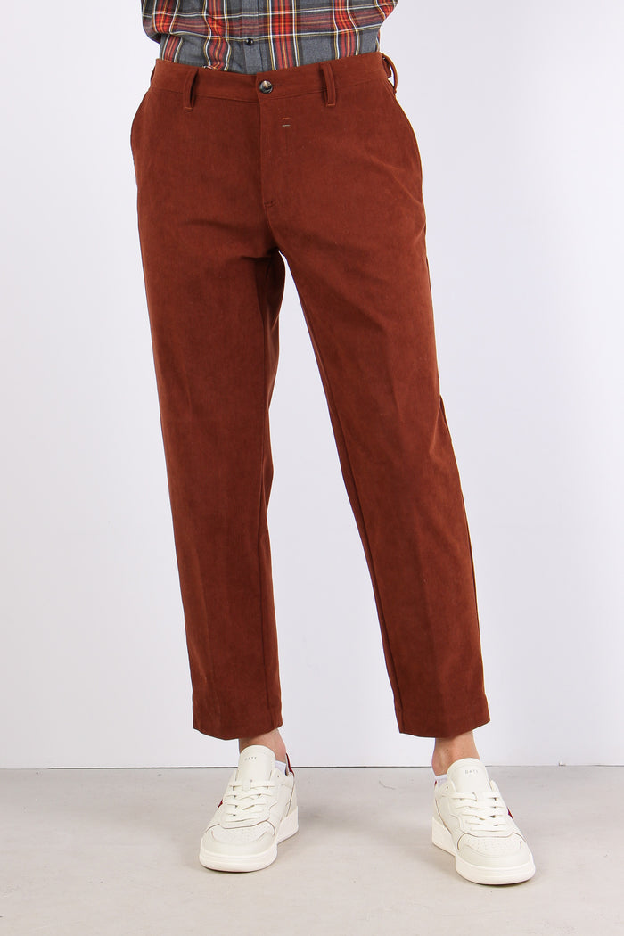 Robot Pantalone Velluto Righe Bruciato-2