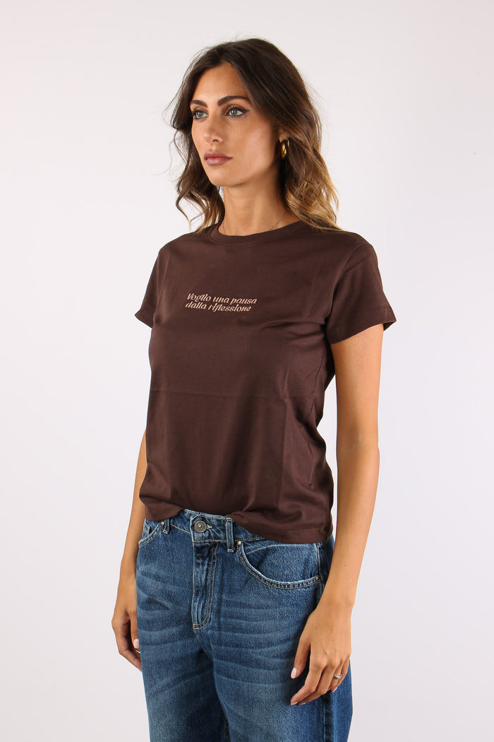 T-shirt Ricamo Voglio Una Rifl Moro-6